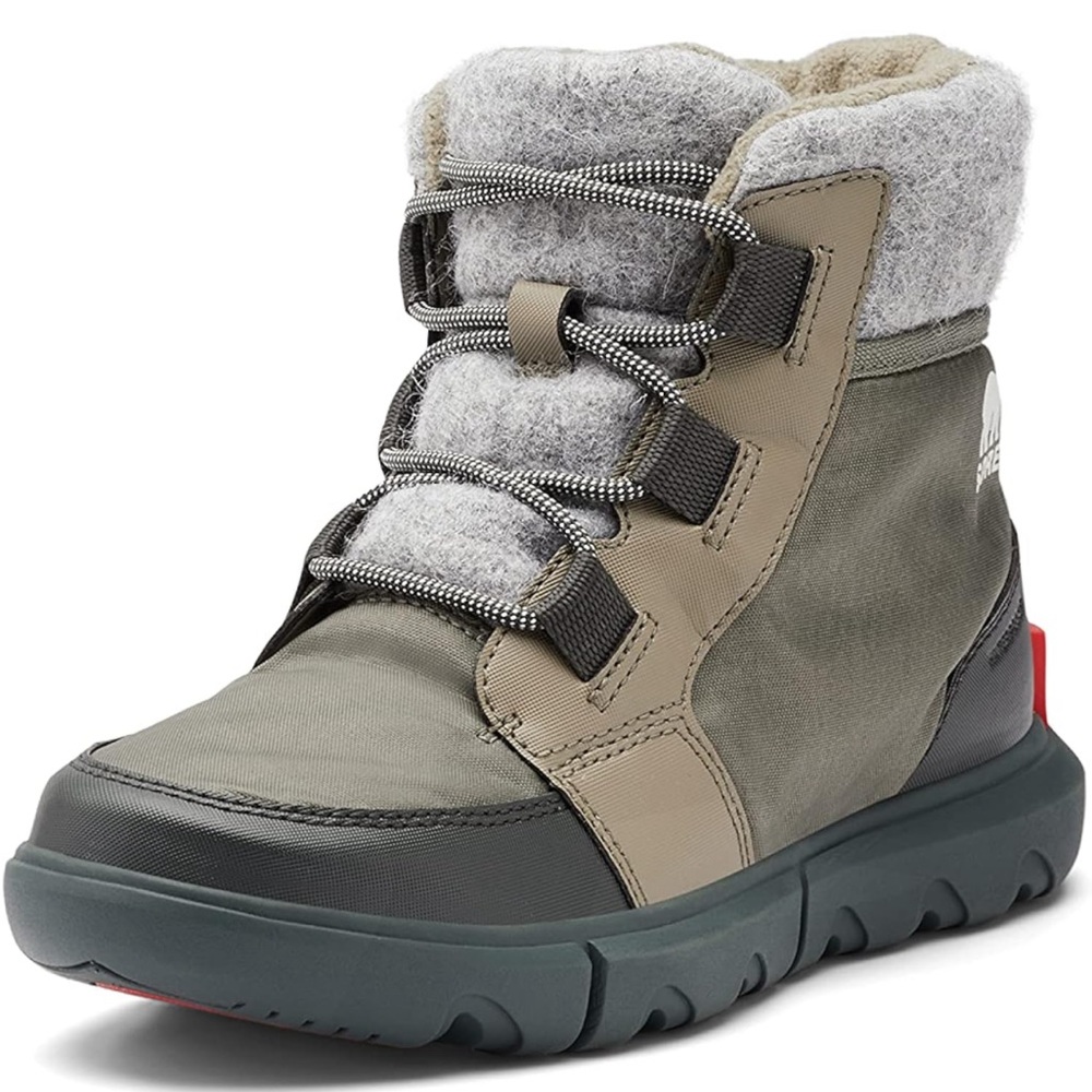 SOREL EXPLORER™ II CARNIVAL FELT WP | 365 | 7.5
Color: Sage, Dark Stone